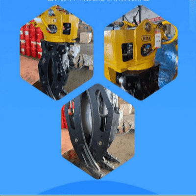 Sany Excavator Spare Parts Hydraulic Rotary Wood Grabber For 7 Ton Excavator