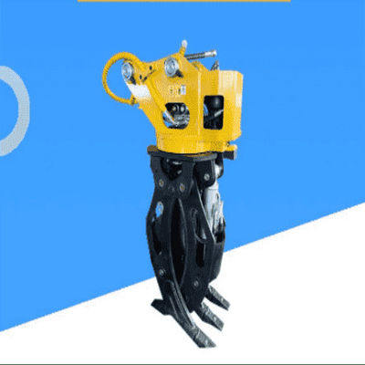 Sany Excavator Spare Parts Hydraulic Rotary Wood Grabber For 7 Ton Excavator