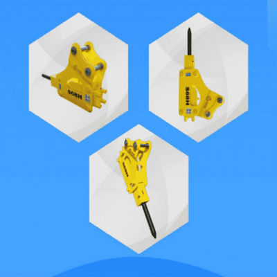 SYB40 Excavator Spare Parts Hydraulic Crushing Hammer For SY55/60