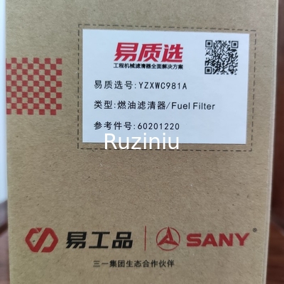 YGP(OEM) Cost-effective Fuel Filter For 60201220 SANY SY55/SY60/SY85/SY95/SY215/SY305/SY485/SY500 Apply To 4JG1/4JJ1/4BG1/6HK1/6WG1