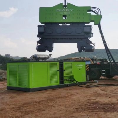 Frequency Recording Hydraulic Vibro Hammer 2200rpm Vibratory Hammer For Excavator