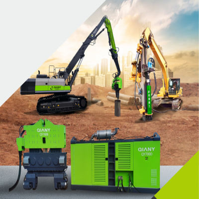 Frequency Recording Hydraulic Vibro Hammer 2200rpm Vibratory Hammer For Excavator