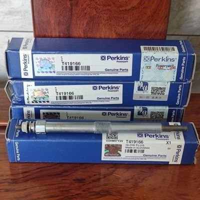 T419166 3054C Perkins Glow Plug Electric 12V Perkins Heater Plug